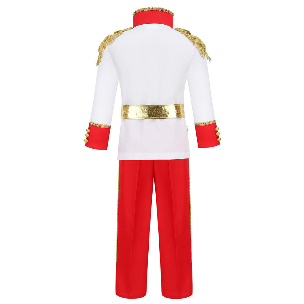 Little Boys Prince Charming Suit Kids Halloween Cosplay Party Costume