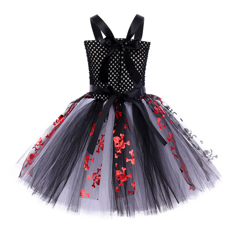 Little Girls Pirate Dress Kids Halloween School Cosplay Party Costume