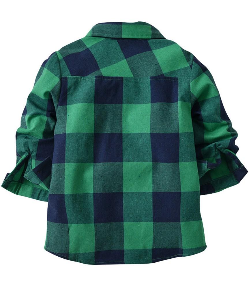 Green Cotton Shirt With Bow Tie And Yellow Suspender Pants Boys Outfit