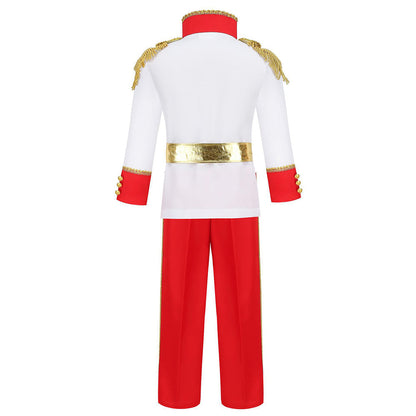 Little Boys Prince Charming Suit Kids Halloween Cosplay Party Costume
